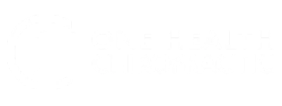 one health chiropractic white logo